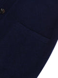 Men V-Neck Cardigan_Navy