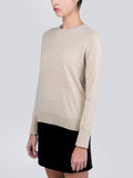 Classic Crew Neck Sweater_Oatmeal