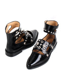 Ankle Strap Monk Black