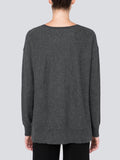 Loose Fit Sweater_Graphite