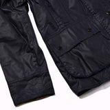 Women Beadnell Wax Jacket_Navy