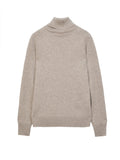 Turtleneck Slimfit Sweater_Beige