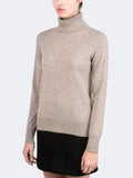 Turtleneck Slimfit Sweater_Beige