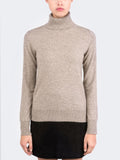 Turtleneck Slimfit Sweater_Beige