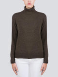 Turtleneck Slimfit Sweater_Cocoa Brown