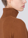 Turtleneck Slimfit Sweater_Deep Camel