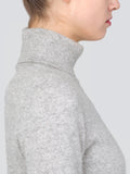 Turtleneck Slimfit Sweater_CB_Light Grey/Yellow