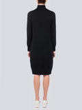 Turtleneck Slimfit Dress_Black