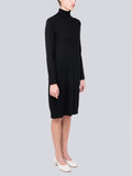 Turtleneck Slimfit Dress_Black