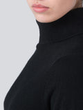 Turtleneck Slimfit Dress_Black