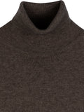 Turtleneck Slimfit Dress_Cocoa Brown