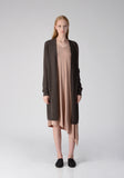 Long Cardigan_Cocoa Brown