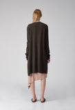 Long Cardigan_Cocoa Brown