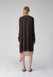 Long Cardigan_Cocoa Brown