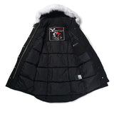 Stirling Parka Black/white