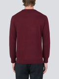 Men Crew Neck Sweater_Burgundy