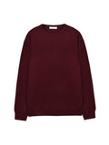 Men Crew Neck Sweater_Burgundy