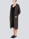 Long Cardigan_Cocoa Brown