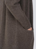 Long Cardigan_Cocoa Brown