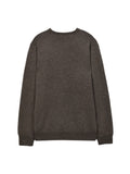 Men Crew Neck Sweater_Cocoa Brown