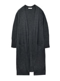 Long Cardigan_Graphite