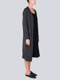 Long Cardigan_Graphite