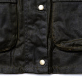 WOMEN ACORN WAX JACKET_OLIVE