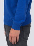 Men Crew Neck Sweater_Royal Blue