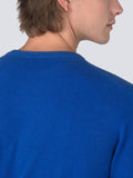 Men Crew Neck Sweater_Royal Blue