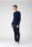 Men Crew Neck Sweater_Navy