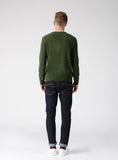 Men Crew Neck Sweater_Olive