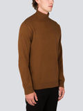 Men Turtleneck Sweater_Deep Camel