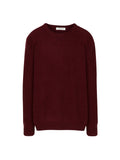 Men Crew Neck Sweater_Burgundy