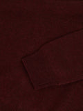 Men Crew Neck Sweater_Burgundy