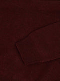 Men Crew Neck Sweater_Burgundy