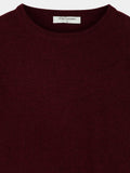 Men Crew Neck Sweater_Burgundy