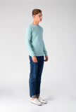 Men Crew Neck Sweater_Mint