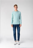 Men Crew Neck Sweater_Mint