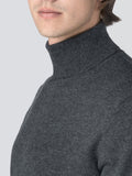 Men Turtleneck Sweater_Graphite