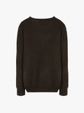 Men Crew Neck Sweater_Cocoa Brown