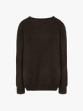 Men Crew Neck Sweater_Cocoa Brown