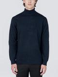 Men Turtleneck Sweater_Dark Navy