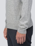 Men Turtleneck Sweater_Light Grey