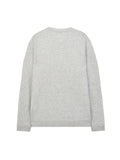 Men V Neck Sweater_Light Grey