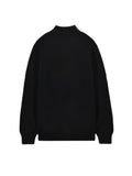 Men Mockneck Sweater_Black