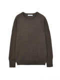 Classic Crew Neck Sweater_Cocoa Brown