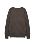 Classic Crew Neck Sweater_Cocoa Brown