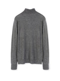 Men Turtleneck Sweater_Grey