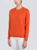 Classic Crew Neck Sweater_Orange