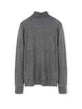 Men Turtleneck Sweater_Grey